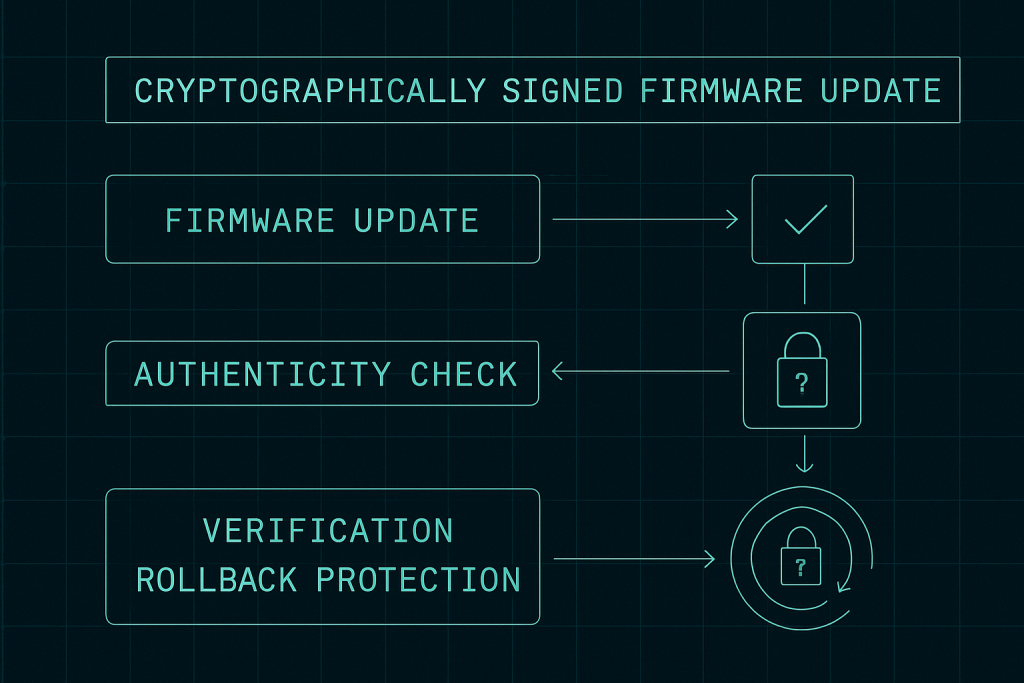 Secure, authenticated, and validated updates are mandatory under Annex I.