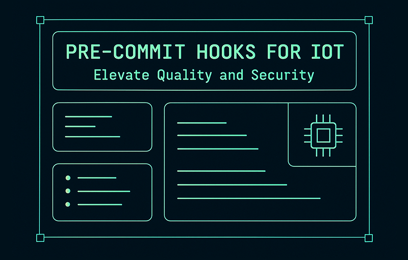 Pre Commit Hooks for IoT: Elevate Quality and Security (pre commit hooks)