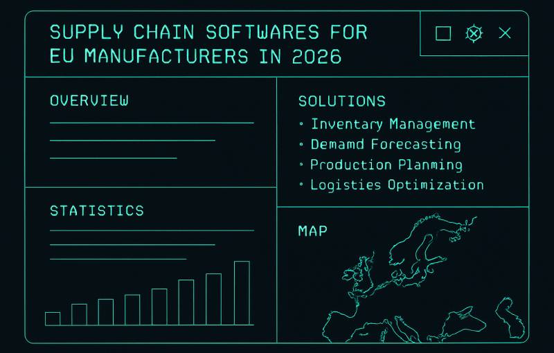 Top 12 Supply Chain Softwares for EU Manufacturers in 2026