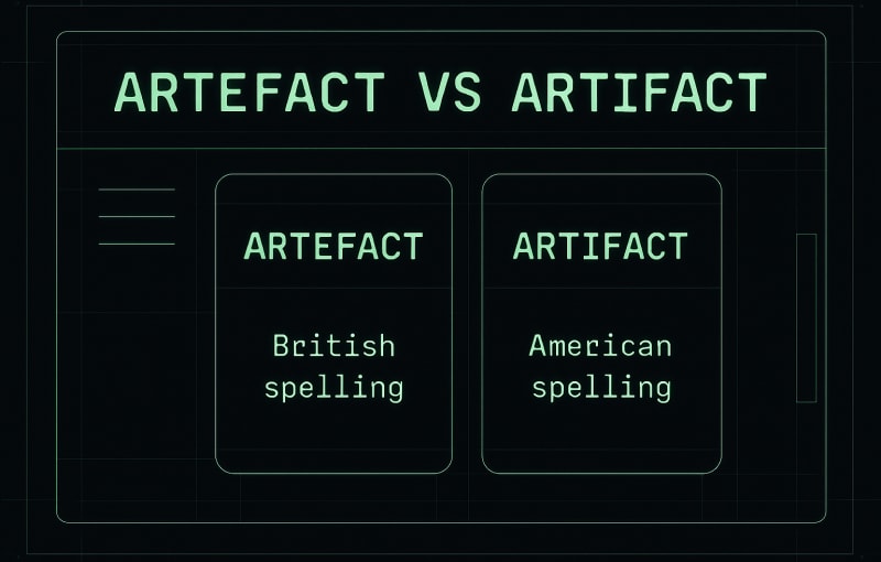 Artefact vs Artifact A Guide for Technical and Compliance Teams
