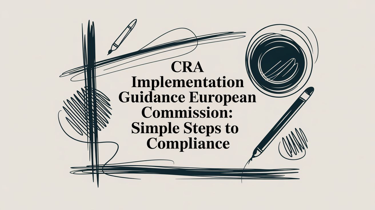 CRA implementation guidance European Commission: Simple Steps to Compliance
