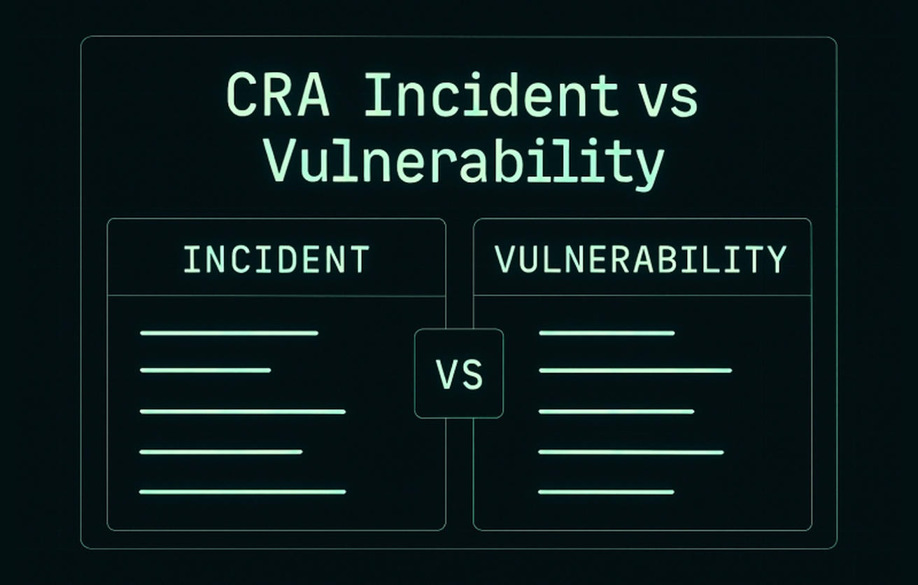 CRA Incident vs Vulnerability Definition: A Practical Guide for 2026