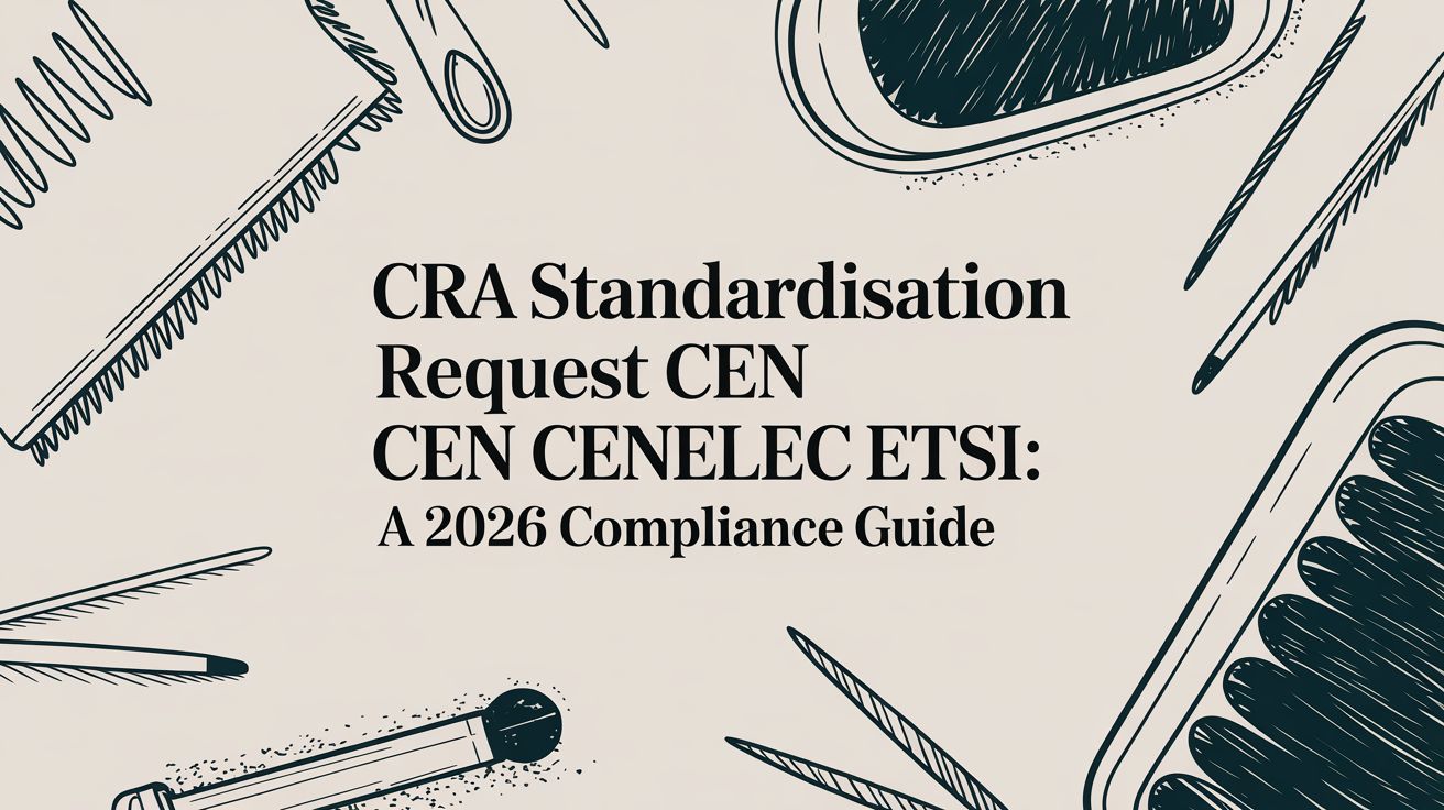 CRA standardisation request CEN CENELEC ETSI: A 2026 compliance guide